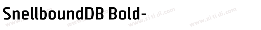 SnellboundDB Bold字体转换